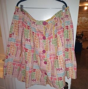 Carnival Skirt Plus Size